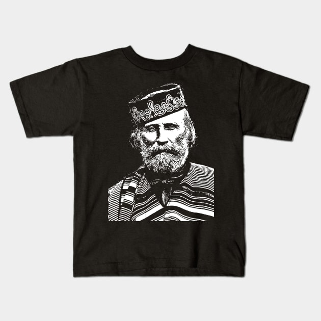 Giuseppe Garibaldi-2 Kids T-Shirt by truthtopower